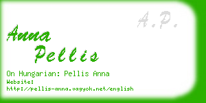 anna pellis business card